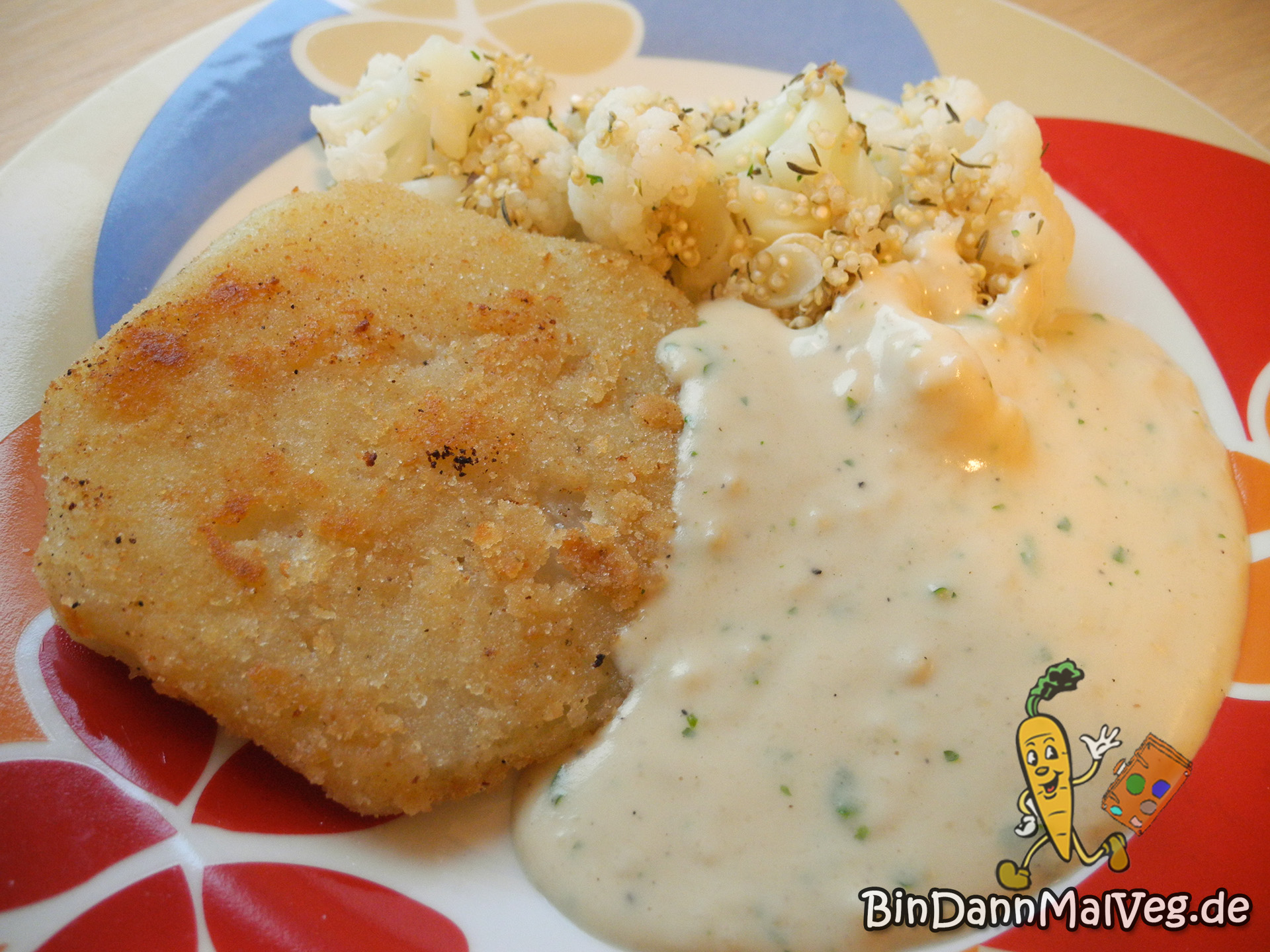 Kohlrabi-Schnitzel - Bin Dann Mal Veg