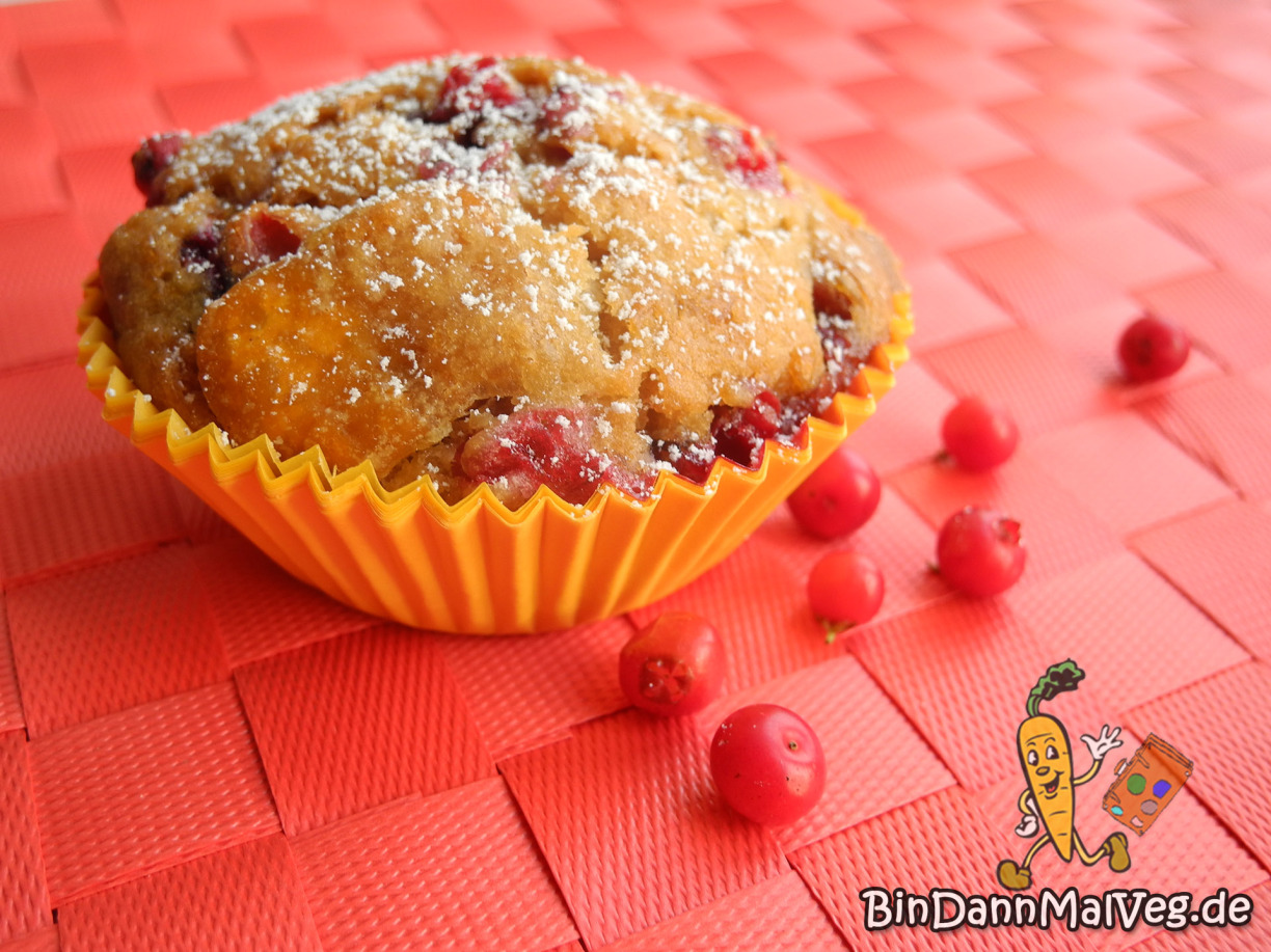 Kürbis-Cranberry-Muffins